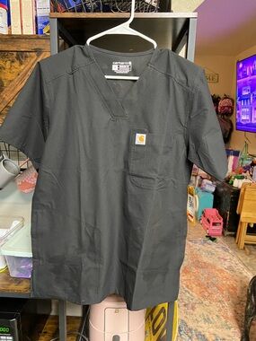 Carhartt Men’s Black Short-Sleeve V-Neck Work Tee